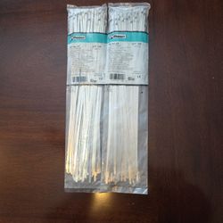 Stainless Steel Ties - 100 Count (2 Packs)