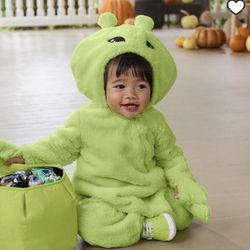 Green Alien Baby Halloween Costume 