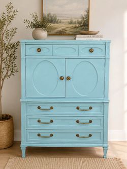 Vintage tall dresser