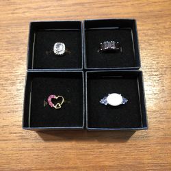 Sterling Silver Gemstone Rings