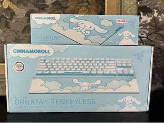 Cinnamoroll keyboard and mouse pad