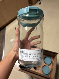 Box of 6 Glass Food Storage Containers – Brand New