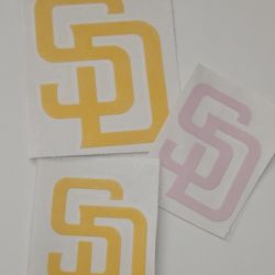 Water Resistant car Decal/SD Padre Stickers transparent Background 