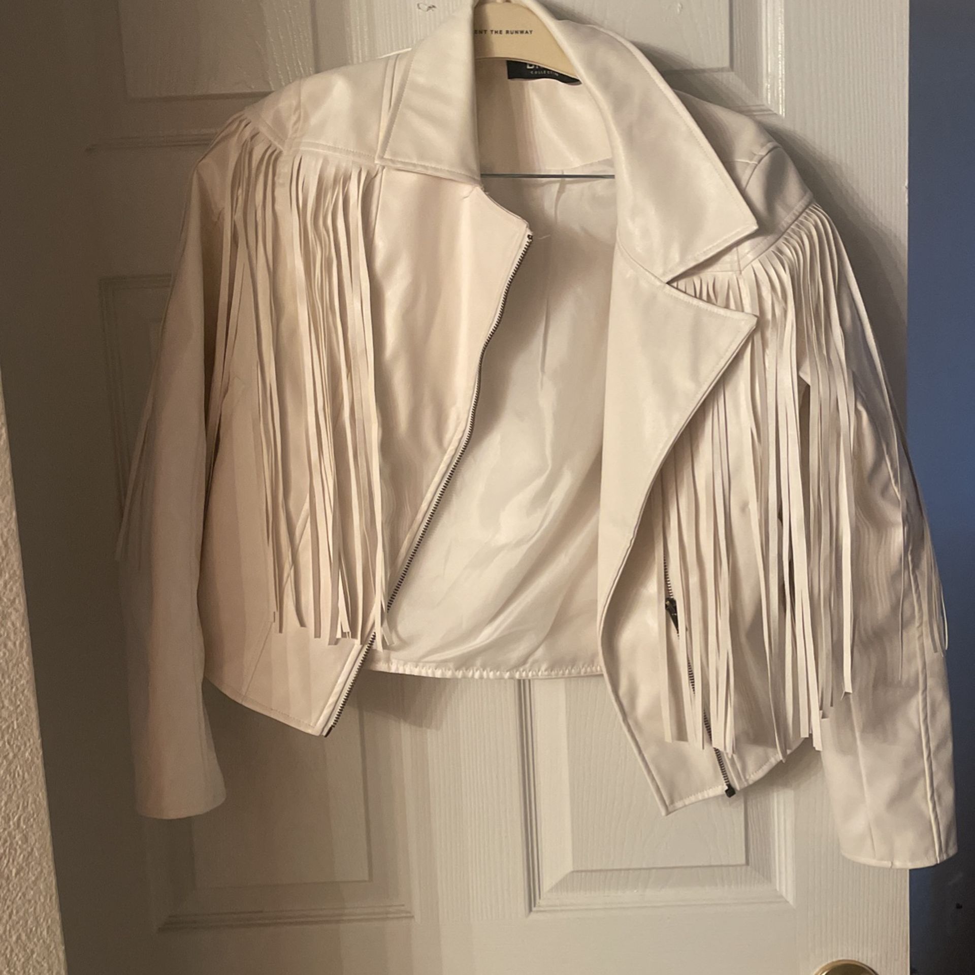 Genuine Leather Tassel Jacket