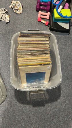 Over 75 vinyl records - Barbara Streisand, Rod McKuen, etc