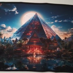 Mystical Pyramid  Wall Hang