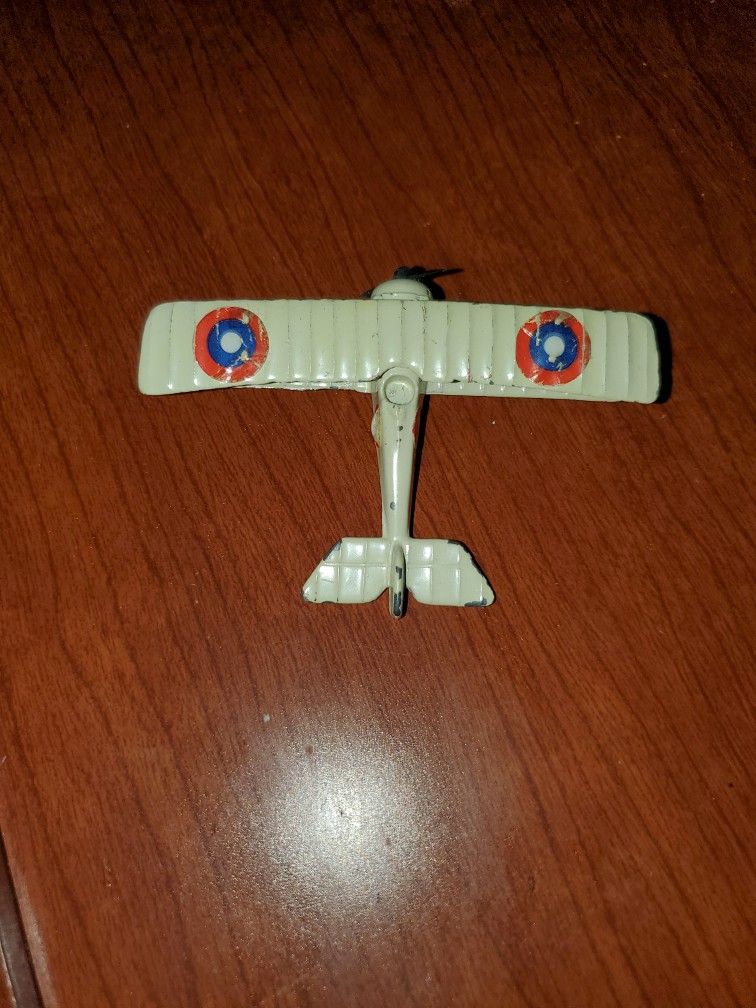 Vintage 6.5" Metal Die-cast WWII War Plane