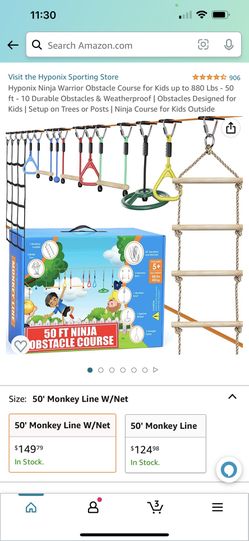 Kids Ninja Obstacle Course