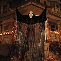 Scary Hanging Ghost Halloween Decorations Outdoor Indoor Sound Activated Large