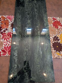 Polished Green Marble Slab table top DIY