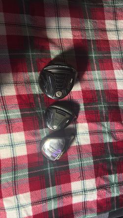 Mizuno driver and Threewood 190 ST and a Taylormade burner seven superfast
