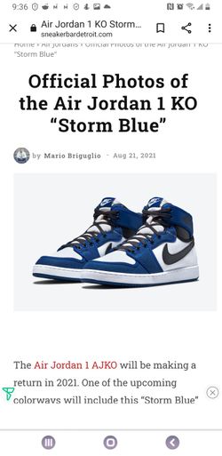 Jordan 1 Retro AJKO

Storm Blue

