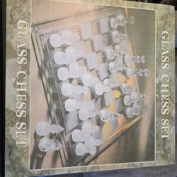 Glass Chess Set