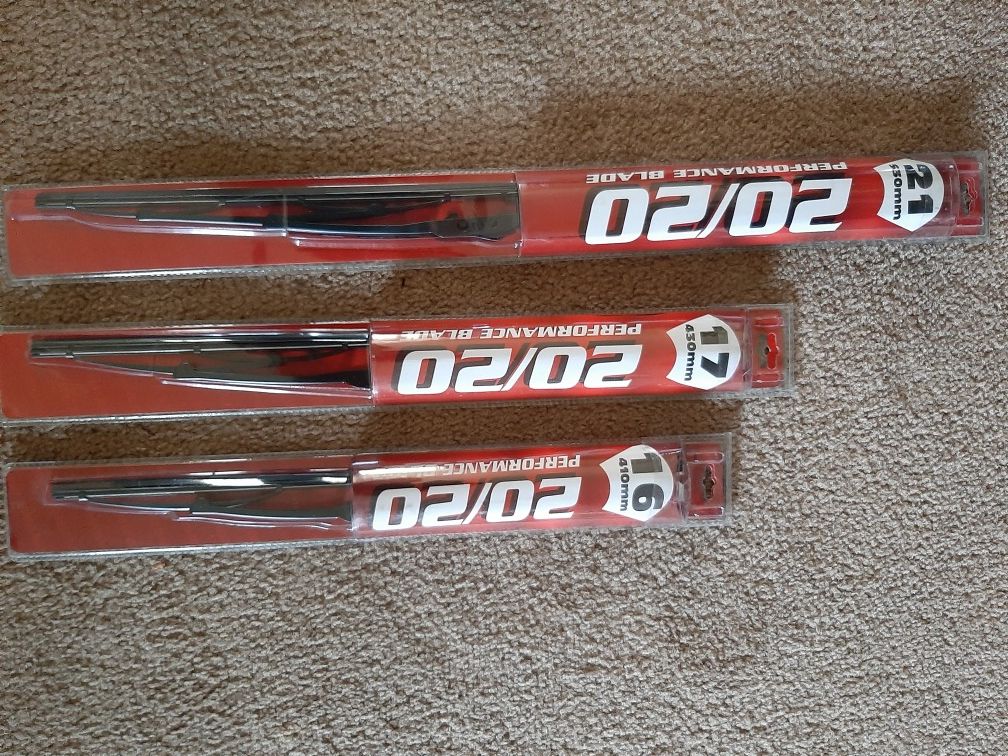 New Windshield wipers 3 sizes