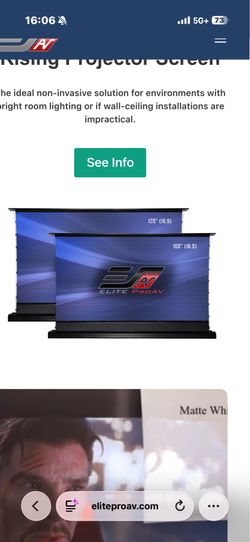 Elite ProAV SCREEN (UHD) - Brand New