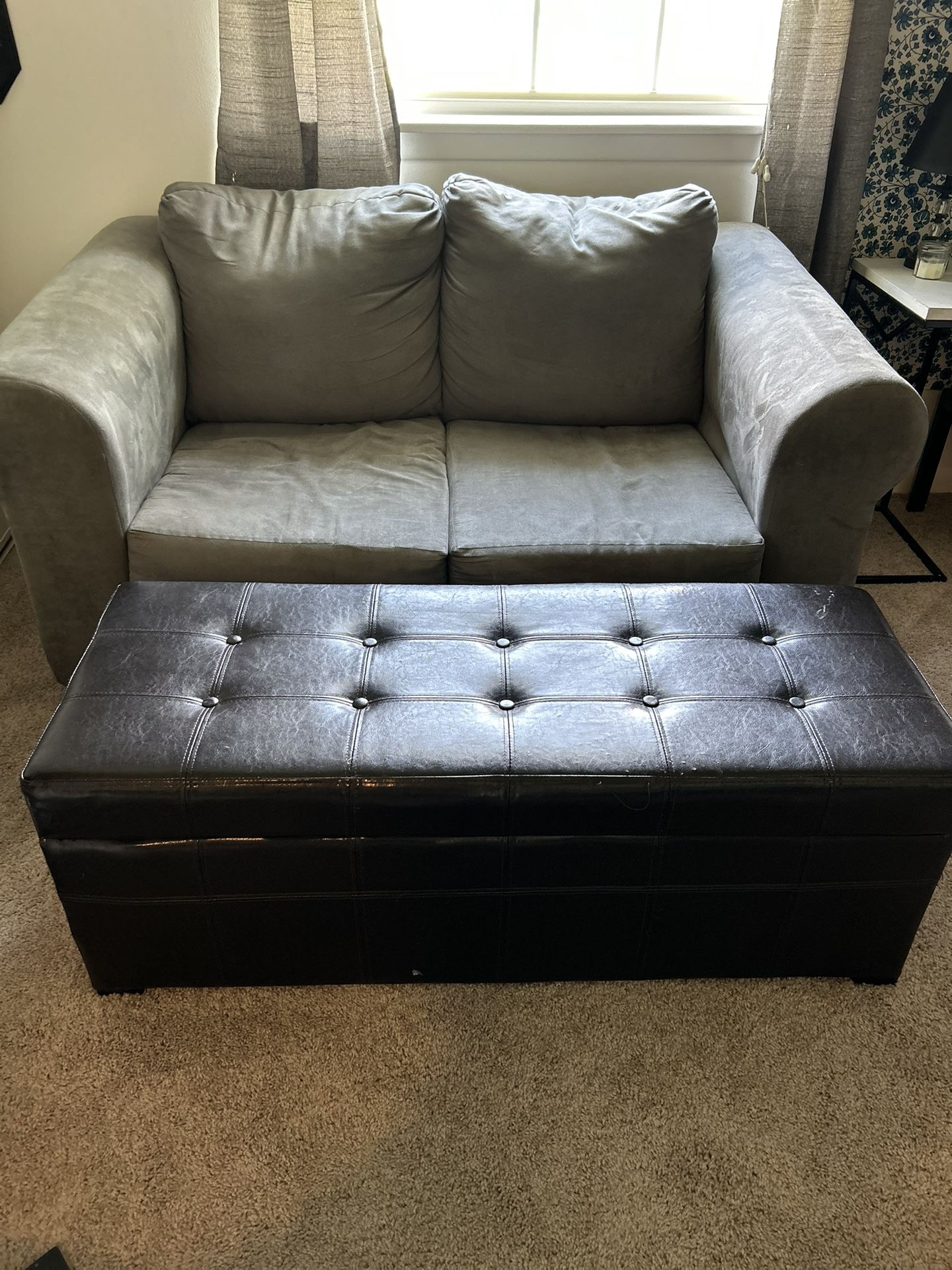 Gray Loveseat