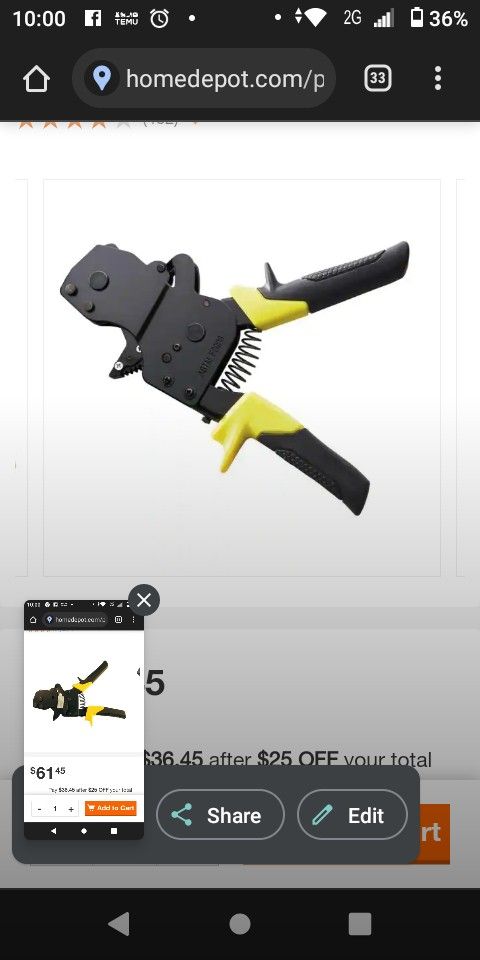 3/8-1inch Apollo Hand Pex-b Pinch Clamp Tool