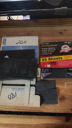 Drywall sandpaper