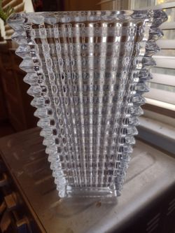 Baccarat Style replica glass vase