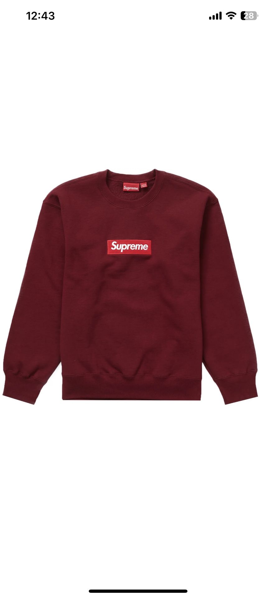 Supreme Box Logo Crewneck