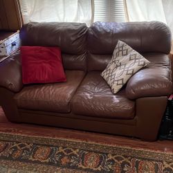 Leather Couch 