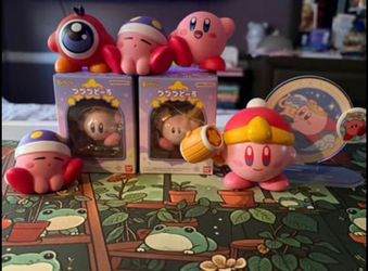 Bandai Namco Kirby Pupu-pu Dolls Mini Figures Bundle