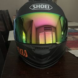 Shoei GT-Air II + Sena SRL Bluetooth + Iridium Visor – Excellent Condition