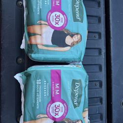 Medium Depends Diaper Diapers