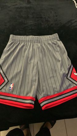 Chicago Bulls NBA Pinstripe Basketball Shorts