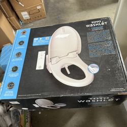 TOTO SW2024#01 A200 WASHLET Electronic Bidet Toilet Seat with SoftClose Lid, Elongated, Cotton White 