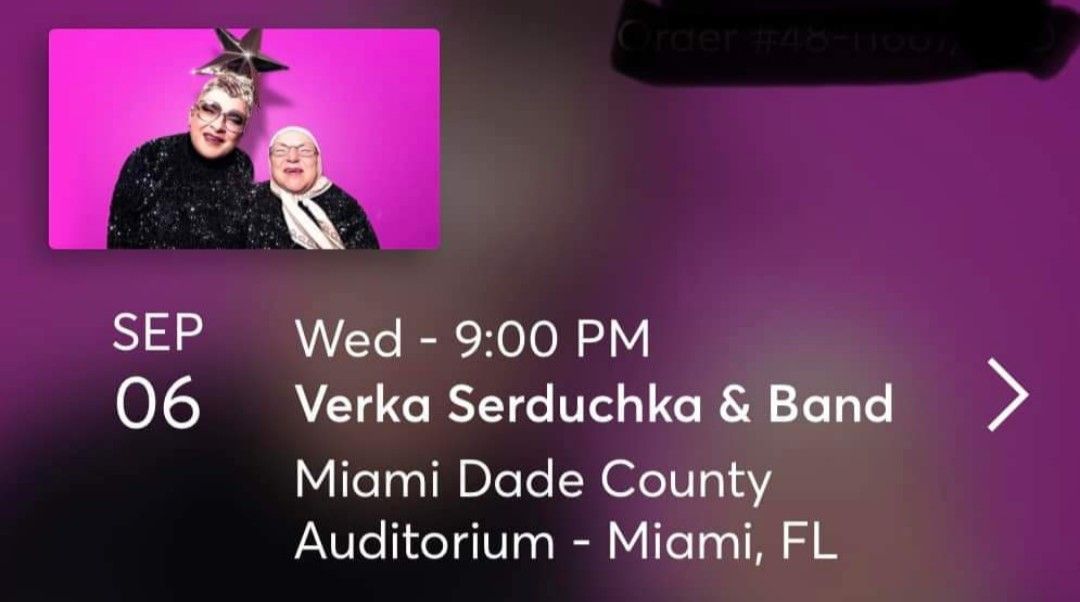 Verka Serduchka Concert Tickets For Sale 2 Available 