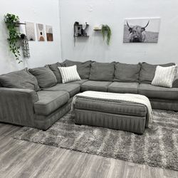 Gray Sectional Couch - Free Delivery 