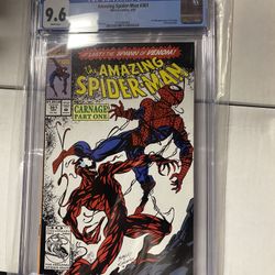 Amazing Spider-Man 361 CGC 9.6 1st Appearance Of Carnage