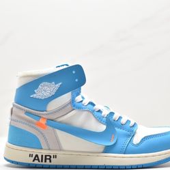 Jordan 1 High University Blue Off-White Ember Sprint