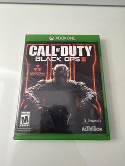 Call of Duty: Black Ops III Xbox One 2015 w/ Case + Nuk3town Insert Zombies