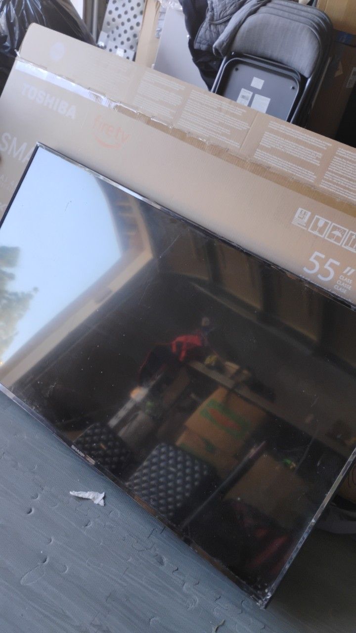 55' Sharp Smart Roku TV Works Perfect!