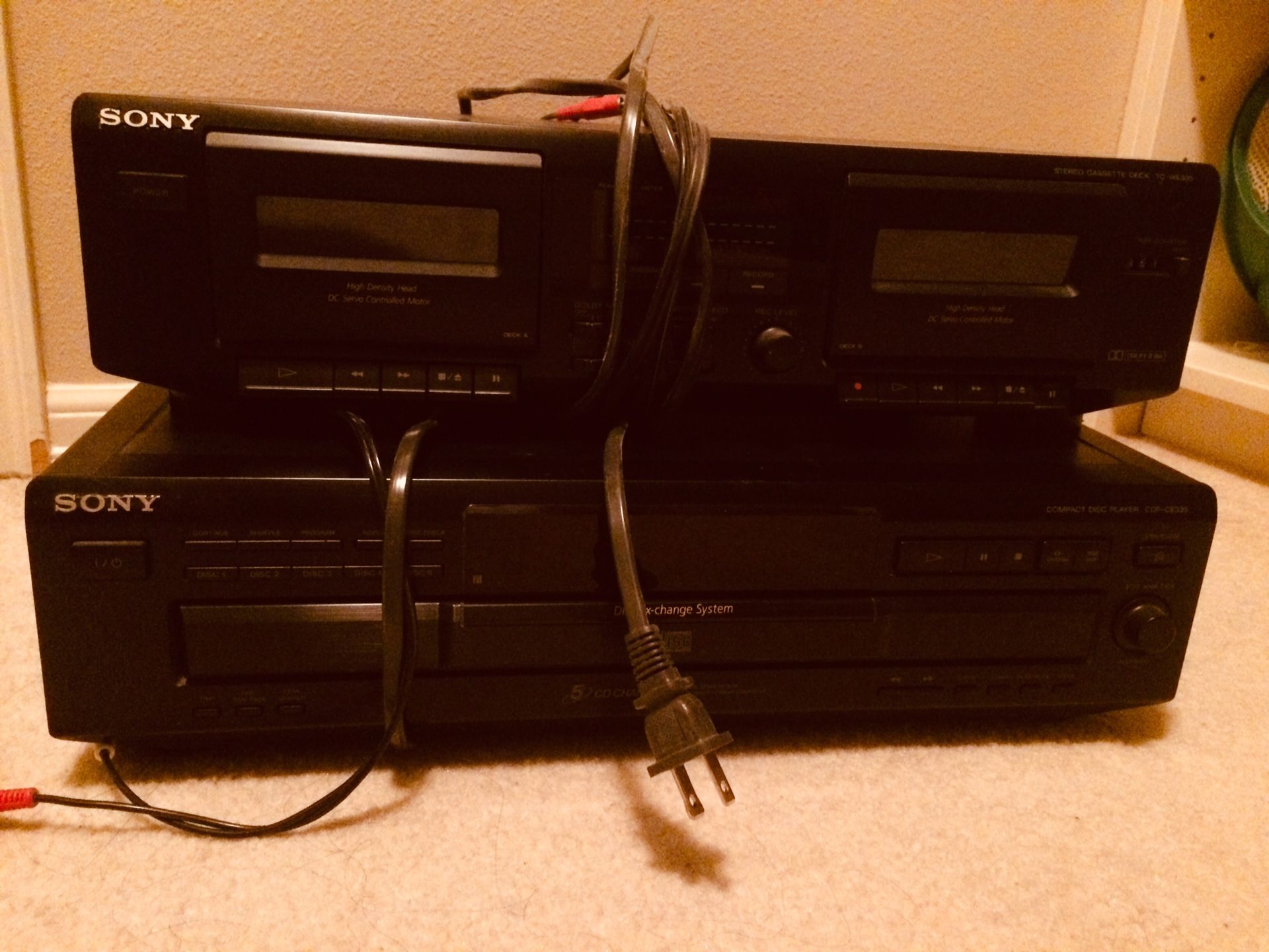 Sony 5 changer CD player