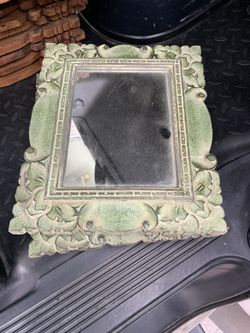 Hand carved indonesian mirror