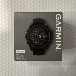 Garmin Fenix 8 Solar Sapphire GPS Watch 47mm  Black