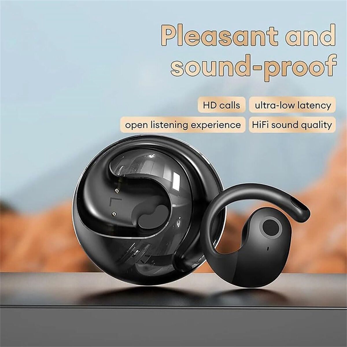 Wireless Translation Headset, Support Language Translation Device, Real-Translation of More Than Languages and Accents, Fashionable , Long,
