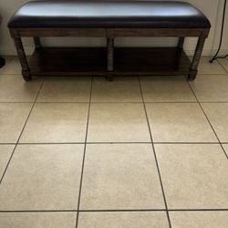 BIG DECOR HEAVY BENCH VERY GOOD CONDITION ( W - 19 1/2” / L - 56 / H - 21” ) 