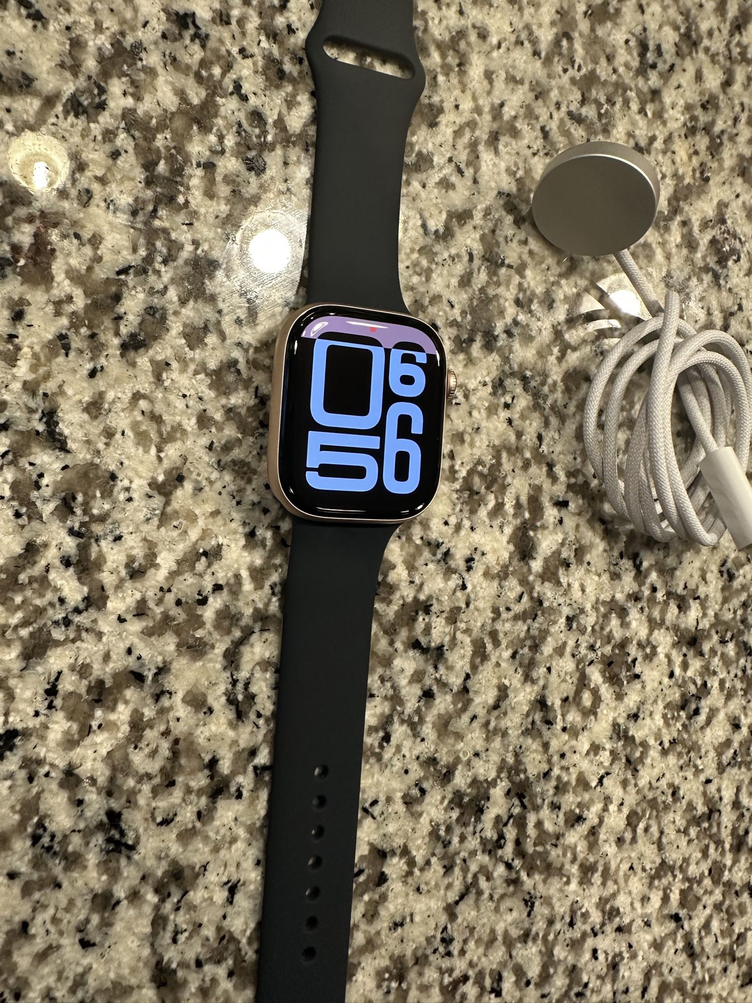 Apple Watch Series 10 GPS 46mm - Rose Gold Aluminum Case with  sport band  - Brand New  Apple warranty   Open to trades 
