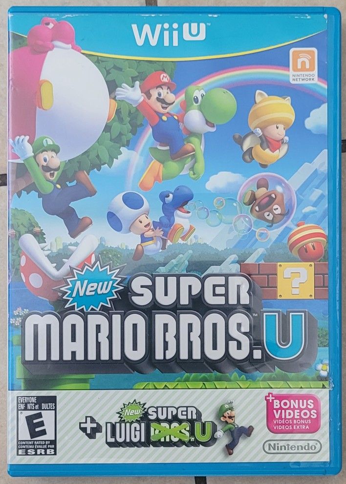 NINTENDO Wii U SUPER MARIO BROS U + SUPER LUIGI U