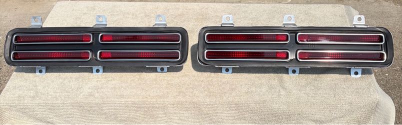 1967 GTO Taillight assemblies Left and Right