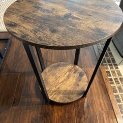 Wood End Table 