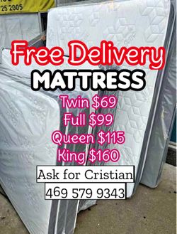 New Mattresses Twin mattress Full mattress Queen mattress King mattress Colchones nuevos Beds