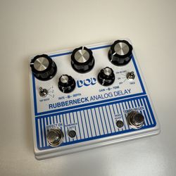DOD Rubberneck Analog 1.5 second Delay w Tap Tempo & Momentary Controls Effects Guitar Pedal (New Without Box)