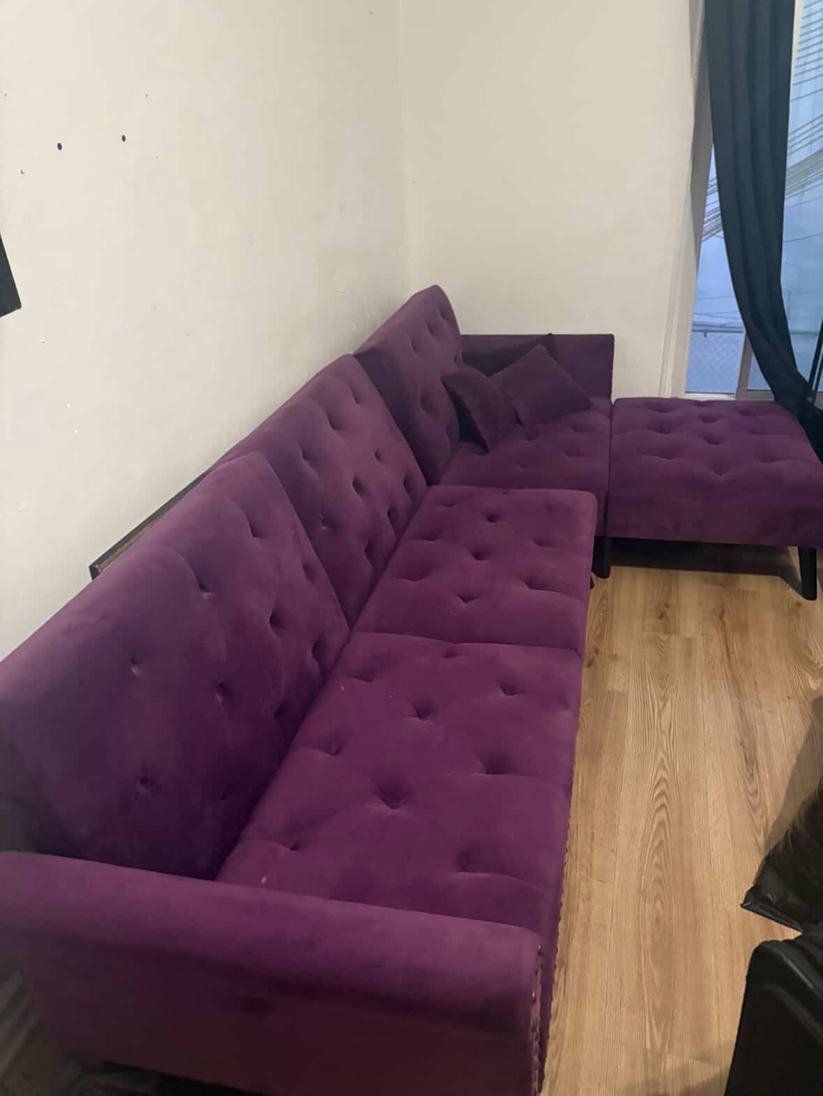 Purple Studio Couch - Amazing 2 Pieces OBO