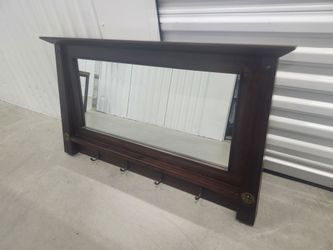 Pier 1 Imports Shanghai Entryway Mirror w/ Coat Hooks