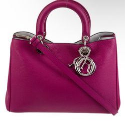  Christian Dior Leather Diorissimo Medium
